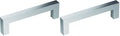 Amerock | Cabinet Pull | Polished Chrome | 3-3/4 inch (96 mm) Center-to-Center | Monument | 2 Pack | Drawer Pull | Drawer Handle | Cabinet Hardware