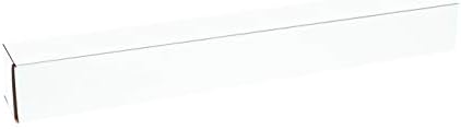 Top Pack Supply Corrugated Mailers, 26" x 6" x 2" White (Pack of 50)