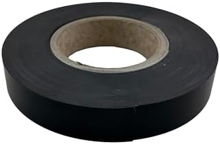 Master Magnetics ZGN03040BL/WKS50 Flexible Magnet Strip with Black Vinyl Coating, 1/32" Thick, 1" Height, 50 Feet, 1 Roll