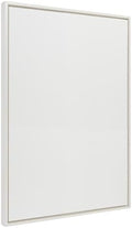 Kate and Laurel Sylvie Blank Framed Canvas Wall Art; 31.5x41.5 White; Vintage Modern Empty Canvas for Paint-Your-Own Art; Ready to Paint Premium Canvas Already Framed