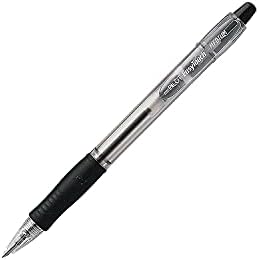 PILOT EasyTouch Ballpoint Pens, Black Ink Pens, 1.0mm, 12-Pack