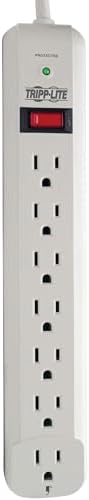 Tripp Lite 7 Outlet Surge Protector Power Strip, 6ft Cord, Lifetime Manufacturer's Guarantee & $20K Insurance (Striker)