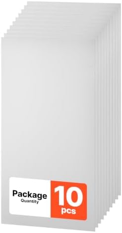 VEVOR 24 x 48 in PVC Ceiling Tiles 10-Pack Drop Ceiling Panels White, PVC Foam Board, Grid Fit, Water-Resistant, Flexible Cut, Easy to Clean, Modern Decorative for Home,Office,Kitchen,Living Room