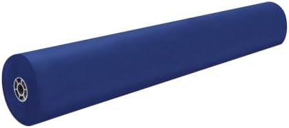 Rainbow Colored Kraft Duo-Finish Paper, Dark Blue, 36" x 1,000', 1 Roll