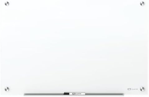Quartet Dry Erase Board, Magnetic Whiteboard 36" x 24", Glass Board for Wall, Infinity, Brilliance White (G23624W)