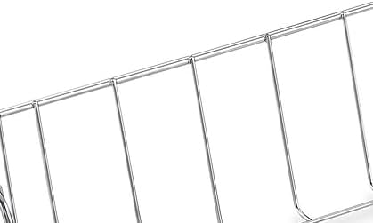 Staples Front‑Loading Letter Tray, Chrome Steel, 3‑Pack – Stackable Metal Desktop Organizer for Office Paper & Files