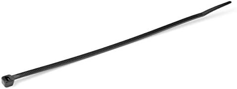 StarTech 10"(25cm) Cable Ties, 94V-2/UL Listed, Black, TAA (CBMZT10B)