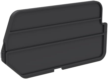 Akro-Mils 40210 Plastic Length Dividers for AkroBins Stackable Storage Bins Model 30210, Custom Storage Inserts for Tools, Crafts & Supplies, 6-Pack, Black