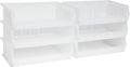 Akro-Mils 30255 AkroBins Plastic Storage Bins, 11"x16"x5", Clear, 6-Pack