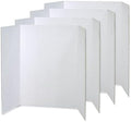 Pacon Presentation Boards, Single Wall, White, 48" x 36", 4 Count