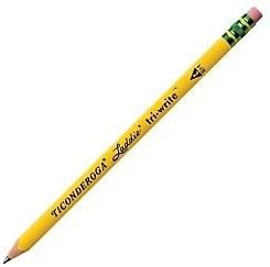 Ticonderoga Laddie Tri-Write Wood-Cased Pencils, #2 HB Soft
