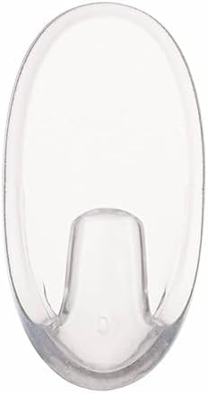 Command Small Hooks, Clear, 2-Hook, 6-Pack