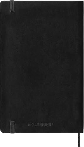 Moleskine 2027 12-Month Weekly Planner, Large, Black, Softcover