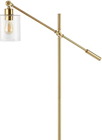 JONATHAN Y Kathryn Floor Lamp 60" Adjustable Head Metal, Brass Gold