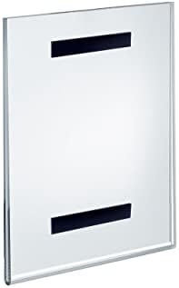 Azar Displays 129921 8.5" W x 11" H Vertical U-Frame with Magnetic Strips, 10-Pack