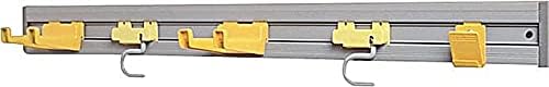 Rubbermaid Commercial Products, 34 inch Closet/Wall Organizer/Tool Holder for Brooms, Brushes, Dustpans
