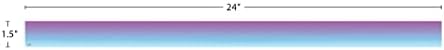 Teacher Created Resources Purple and Blue Color Wash Magnetic Border