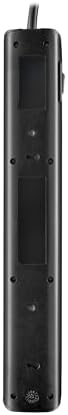 Eaton Tripp Lite Series TLP76BUC Surge Protector Power Strip with Flat Plug & USB Ports, 7 Outlets, 1500 Joules, 6ft Power Cable, Black, Manufacturer's Liftime Warranty & $25,000 Insurance