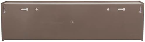 Akro-Mils TiltView Plastic Storage Cabinet with 5 Tilt Out Bins, Horizontal Plastic Parts Organizer, Teacher Toolbox, and Office Supply Organizer, 23-5/8" W x 6-1/2" H x 5-5/8" D, Mocha Raspberry
