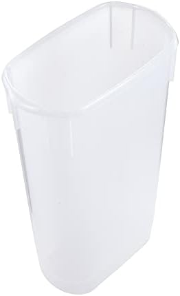 Rubbermaid Wrap N' Craft Plastic Wrapping Paper Organizer Storage Container with Top Ornament Storage Compartment for 20 Standard 30 Inch Rolls, Clear