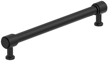 Amerock 7-9/16" Faircrest Matte Black Drawer Pull