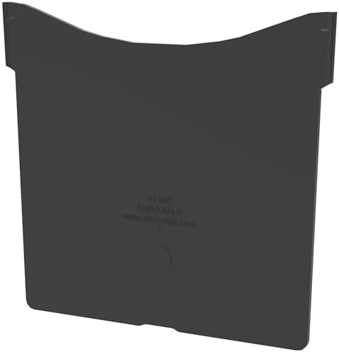 Akro-Mils 41230 Plastic Width Dividers for AkroBins Stackable Storage Bins Model 30230, Custom Storage Inserts for Tools, Crafts & Supplies, 6-Pack, Black