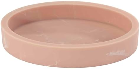 Nicole Miller - Soap Dish, Resin Countertop Accessories, Dorm Room Essentials (Kendall Collection, Clay)
