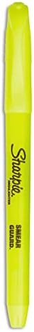 Sharpie Pocket Highlighters, Fluorescent Yellow, Smear-Resistant, Chisel Tip, 36 Count - Classroom, Back to School Essentials, Teacher Supplies