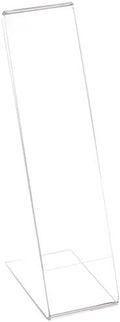 Azar Displays 112768 2" W x 8" H Vertical L-Shaped Sign Holder-10pk