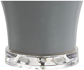 JONATHAN Y Winnie Ceramic Urn LED Table Lamp 27" Bedside, Gray, Set of 2