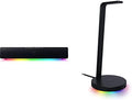 Razer Leviathan V2 X: PC Soundbar with Full-Range Drivers & Base Station V2 Chroma: Chroma RGB Lighting - Non-Slip Rubber Base - Designed for Gaming Headsets - Classic Black