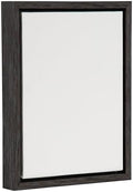 Kate and Laurel Sylvie Blank Framed Canvas Wall Art; 10x13 Dark Gray; Modern Empty Canvas for Paint-Your-Own Art; Ready to Paint Premium Canvas Already Framed