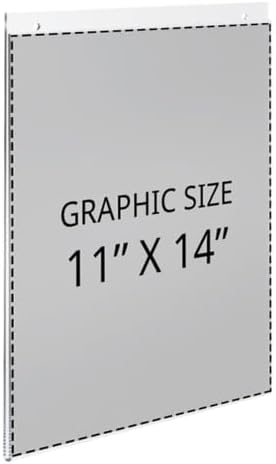 Azar 162710 11-Inch W by 14-Inch H Wall U-Frame, 10 Count
