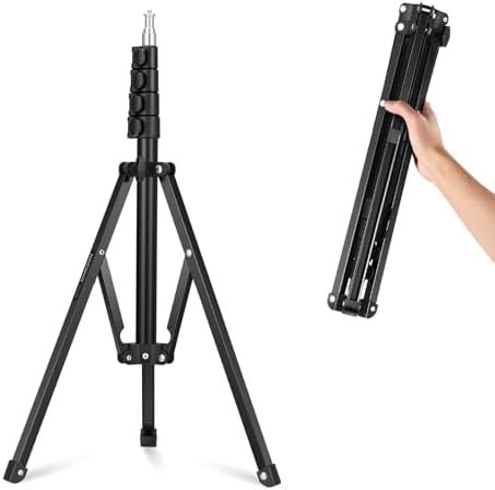 NEEWER 71" Portable Light Stand, Reverse Folding Photography Tripod, ST180R