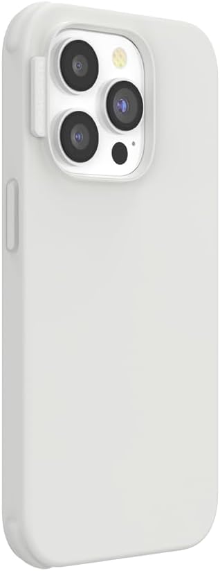 PopSockets iPhone 16 Pro Max Phone Case w/MagSafe Grip- Horchata | Magnetic, Wireless Charging, Camera & Drop Protection, White, Electronic Accessories, For iPad/Kindle/iPhone/Android