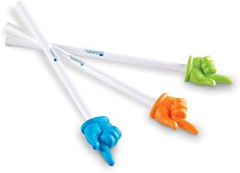 Learning Resources 15" Rainbow Hand Pointers, Set of 10