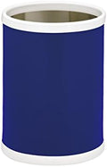 Kraftware Fun Colors Round Waste Basket, 11", Royal Blue