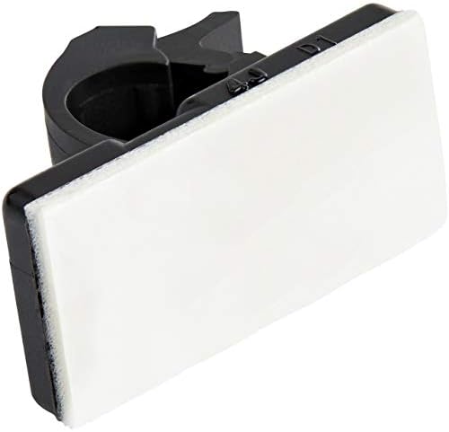 StarTech 100 Adhesive Cable Management Clips, Black, TAA, Sticky (CBMCC1)