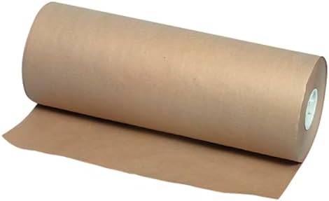 School Smart Butcher Kraft Paper Roll, 40 lb, 24 Inches x 1000 Feet, Brown