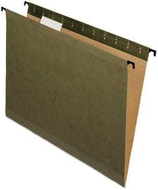 Pendaflex SureHook Reinforced Hanging Folders, Letter Size, Standard Green, 20 per Box (8-1/2 x 11)