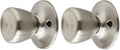 Design House 728386 Terrace Dummy Door Knob Satin Nickel (Pack of 2)