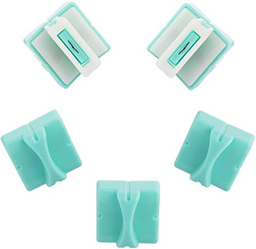 Firbon Blue A4 Paper Cutter Bundle with 5Pcs Mint Green Refill Blades, 12 Inch Paper Trimmer with Side Ruler for Scrapbooking, Craft, Coupon, Label, Cardstock