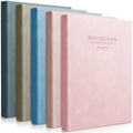 SATINIOR 5 Pack A4 Notebooks Leather Softcover Journal, Multicolor