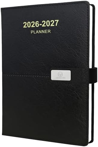 2026-2027 Daily Planner - One Page per Day, Daily Calendar Book