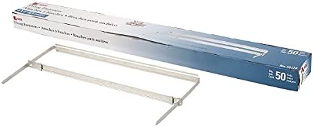 ACCO Prong Fasteners, Premium, 3" Capacity, 8.5" Centers, Complete Set, 50 per Box (70723), Silver