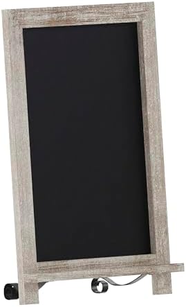 Flash Furniture Magnetic Tabletop Chalkboard Sign, 12" x 17", Weathered