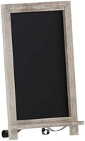 Flash Furniture Magnetic Tabletop Chalkboard Sign, 12" x 17", Weathered