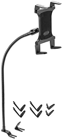 ARKON Mounts Car or Truck Seat Rail Tablet Mount 28" Gooseneck | Universal Fit | 360° Adjustable Viewing | Solid Flexible Arm | Compatible with iPad, Samsung, Google, & More | TAB192L28