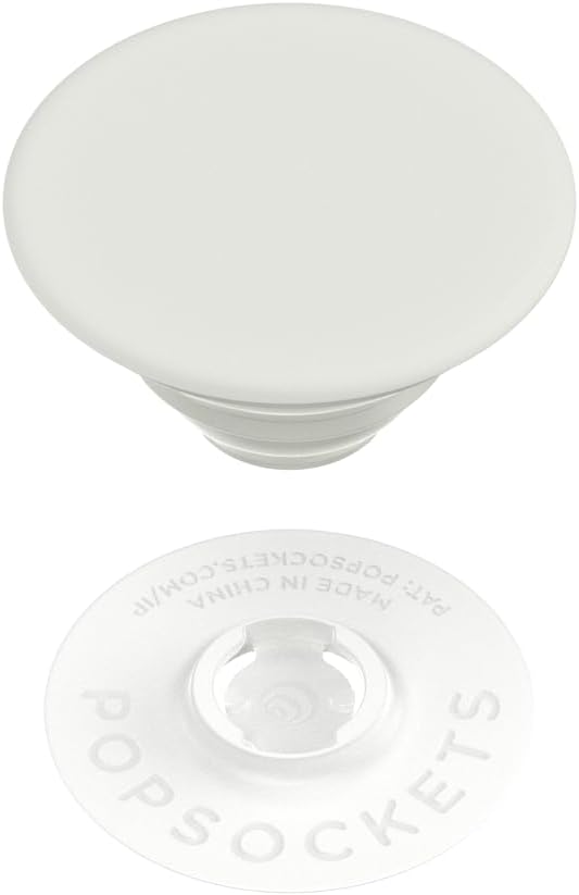PopSockets Adhesive Phone Grip, Holder- Creme Fresh | Secure Comfortable Hold, Anti-Drop, Kickstand, White, Electronic Accessories, For iPad/Kindle/iPhone/Android