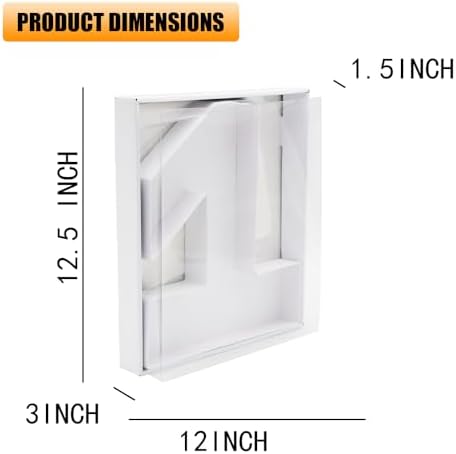 12" Fillable Cardboard Number Charcuterie Gift Cupcake Box With Cover Sweets Packaging (1)